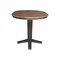International Concepts 36 in. Solid Wood Round Top Pedestal Table w/12 in. Leaf-36.1 in.High-Dining Height in Hickory/Coal K45-36RXT-23B-36 - alternate 7